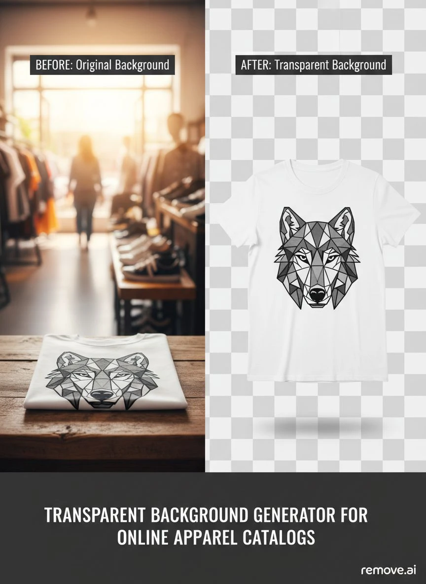 transparent background generator for online apparel catalogs - Professional Guide
